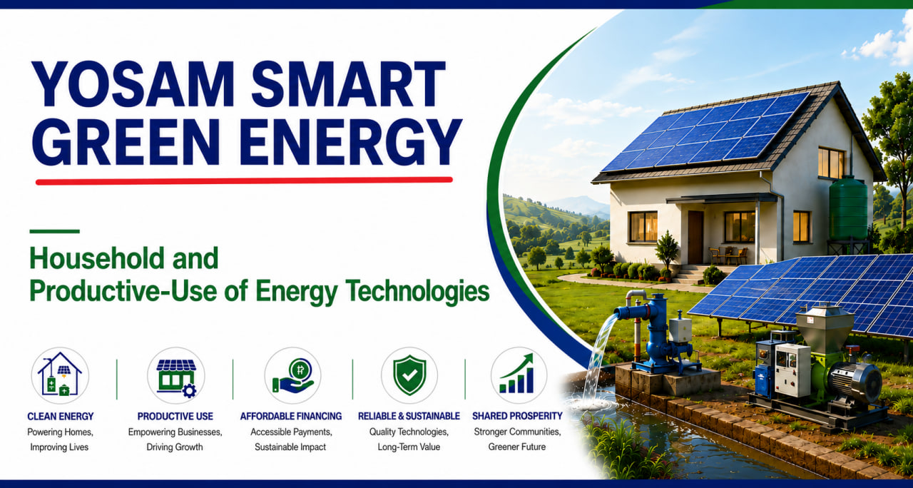 YOSAM smart green energy and productive-use energy solutions
